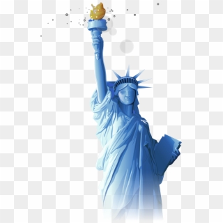 Transparent Statue Of Liberty Clipart Png - Statue Of Liberty Infographic, Png Download