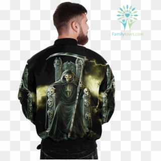 Divine Death Skull Over Print Jacket %tag Familyloves - Have Done Things That Haunt Me, HD Png Download