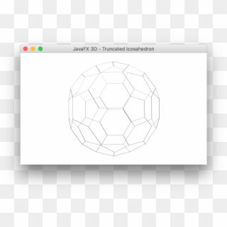 Wireframe - Soccer Ball, HD Png Download
