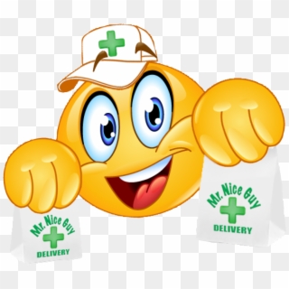 Mr Delivery Medical Marijuana - Emoticon Png, Transparent Png