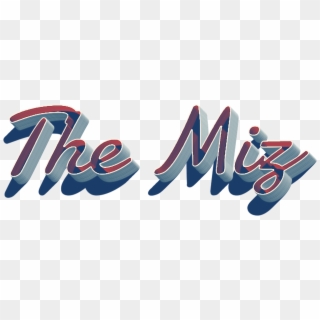 The Miz 3d Letter Png Name - Graphic Design, Transparent Png