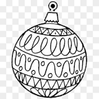 Ornament Christmas Clipart Hd For Gadget Transparent - Coloring Page Of Christmas Ornament, HD Png Download