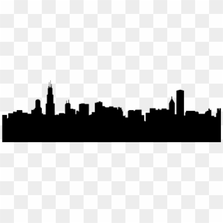 Beyond The Park - Chicago Skyline Silhouette Outline, HD Png Download