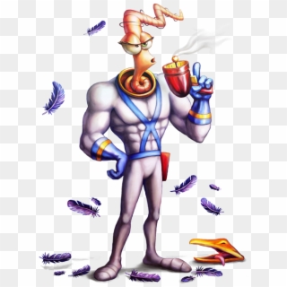 Video Game Earthworm Jim, HD Png Download
