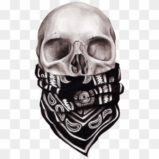 Skull Bandana Png, Transparent Png