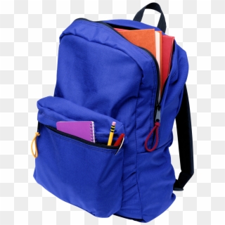 School Supplies Backpack Png, Transparent Png