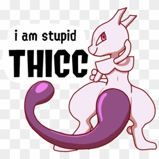 Transparent Mewtwo - Mewtwo Thicc Meme, HD Png Download