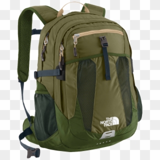 Transparent Bookbag Clipart - North Face Backpack Army Green, HD Png Download