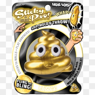 Sticky The Golden Poo - Gold, HD Png Download