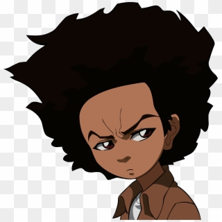 Graphic Free Download Boondocks Drawing Trippy - Huey Boondocks Png, Transparent Png