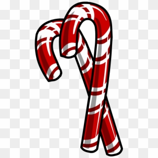 Candy Cane Clipart Party Club Penguin Free Transparent - Candy Cane, HD Png Download