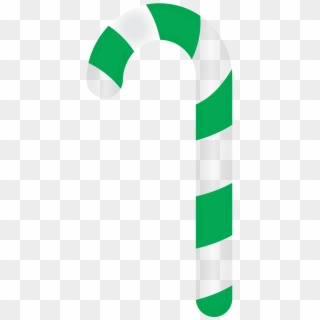 Green Candy Cane Png, Transparent Png