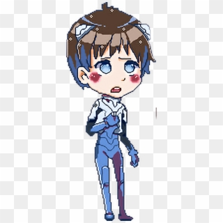 Shinjiikari Shinji Neongenesisevangelion Eva Eva01 - Cartoon, HD Png Download