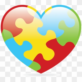 Ten Key Facts About Autism - Clipart Autism Heart, HD Png Download