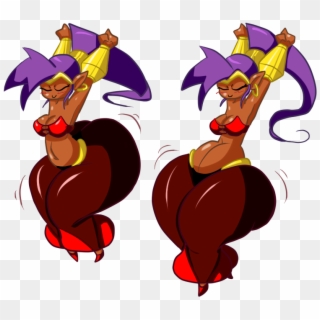 Twerkin Shantae Colored - Twerkin Shantae, HD Png Download