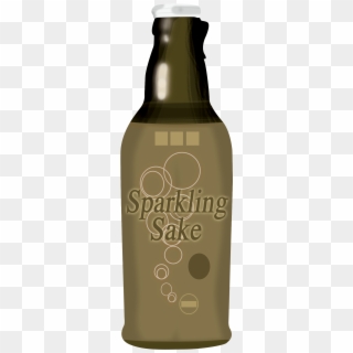 Gekeikan Sparkling Sake - Beer Bottle, HD Png Download