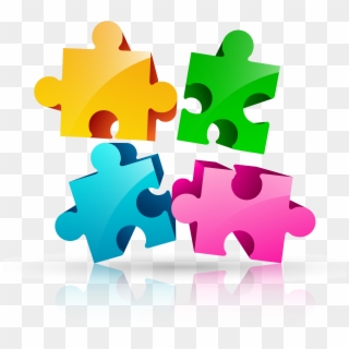 Jigsaw Puzzle Logo - Puzzle Png Free Vector, Transparent Png