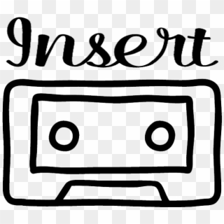Insert Tapes - Line Art, HD Png Download