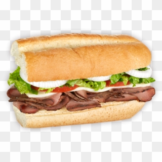 Roast Beef & Provolone - Roast Beef & Cheese Sub, HD Png Download