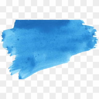 70 Watercolor Brush Stroke Onlygfxcom - Blue Watercolor Brush Stroke, HD Png Download