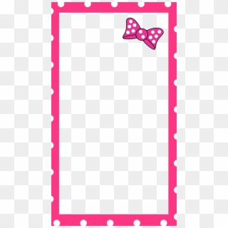 Minnie Mouse Border Png - Minnie Mouse Snapchat Filter, Transparent Png