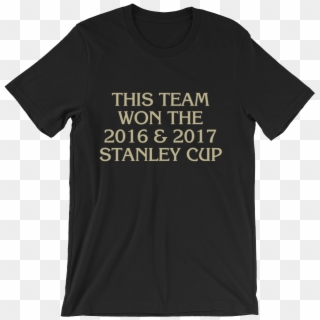 This Team Won The 2016 & 2017 Stanley Cup Unisex Short - Blue Oyster Cult Logo T Shirt, HD Png Download