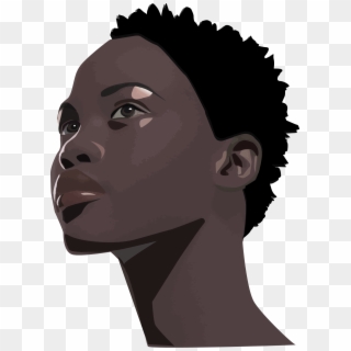 Braid Clipart Afrocentric - Black Woman African Png, Transparent Png