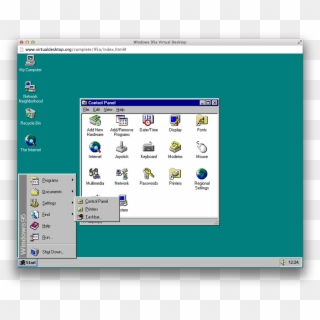 Enlarge - Windows 95 Browser Icon, HD Png Download