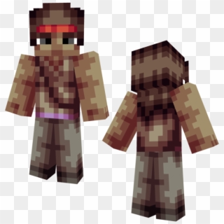 Rick Grimes Minecraft Skins , Png Download - Planet Skin Daryl From The Walking Dead, Transparent Png