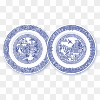 Dinner Plate Clipart Blue Plate - Plate, HD Png Download