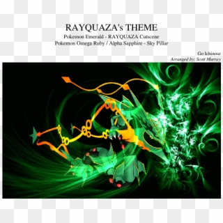 Rayquaza's Theme - Mega Rayquaza Gx Card, HD Png Download