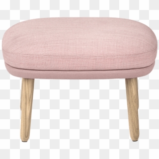 Ro Footstool Designers Selections Pale Pink Wooden - Pink Footstool, HD Png Download