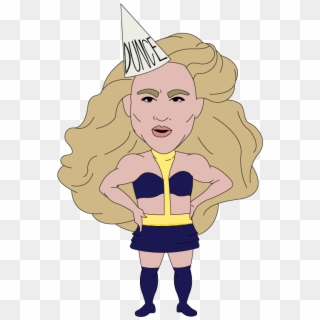 Kaley Cuoco Britney Spears Âlip Sync Battleâ Video - Cartoon, HD Png Download