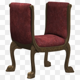 Bank, Stool, Chair, Wood, Upholstery, Upholstered - Мебель На Букву Э, HD Png Download