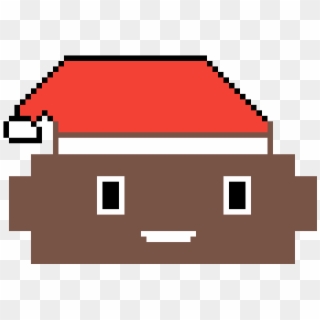 Christmas Poop Emoji - House, HD Png Download