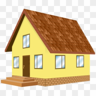 House Yellow Png Clip Art, Transparent Png