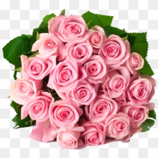 Bouquet Of Pink Roses - Pomelo Pink Flower Png, Transparent Png
