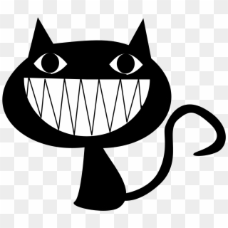 Graphic Free Download Cats Vector Open Mouth - Black Cat Face Cartoon, HD Png Download