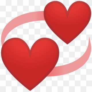 Download Svg Download Png - Revolving Hearts Emoji Png, Transparent Png