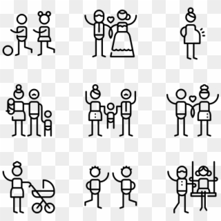 Banner Royalty Free Stock Family Icon Packs Svg Psd - Event Icons Vector, HD Png Download