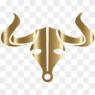 This Free Icons Png Design Of Gold Bull Icon No Background - Bull No Background, Transparent Png