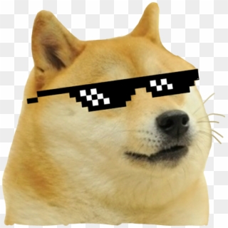 Doge Meme Png - Thug Life Dog Png, Transparent Png