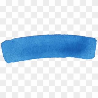 Blue Brush Stroke Png - Blue Watercolor Brush Stroke Png, Transparent Png