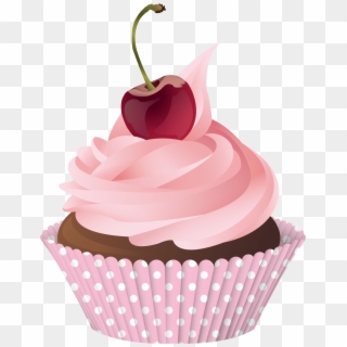 Pink Cupcake Png - Cupcake Logo Png, Transparent Png