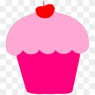 Transparent Straw Clipart - Cupcakes Clipart Plain, HD Png Download