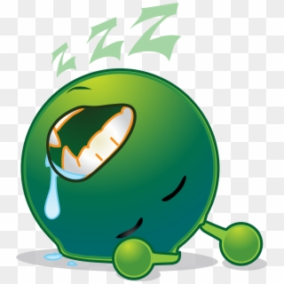 Clipart Sleeping Deep Sleep - Smiley Green Alien Clipart, HD Png Download