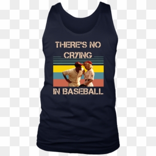 Vintage There’s No Crying In Baseball Tom Hanks Shirt - Fishing Men American Flag T Shirt, HD Png Download