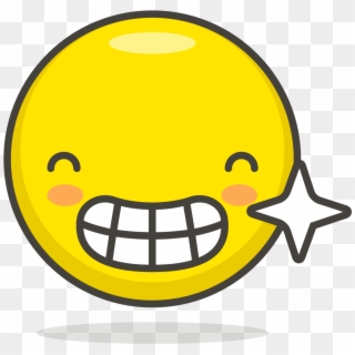 002 Beaming Face With Smiling Eyes - Beaming Face, HD Png Download