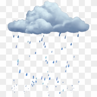Animated Transparent Raining Cloud, HD Png Download