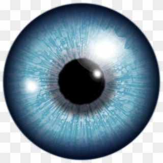 Googly Eyes Png - Blue Contact Lens Png, Transparent Png
